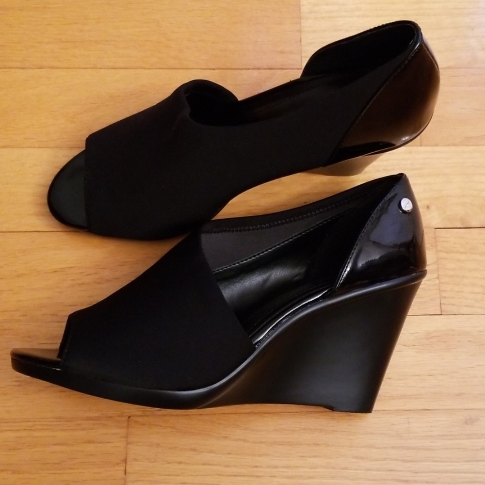 NWOT Calvin Klein Wedge Shoes